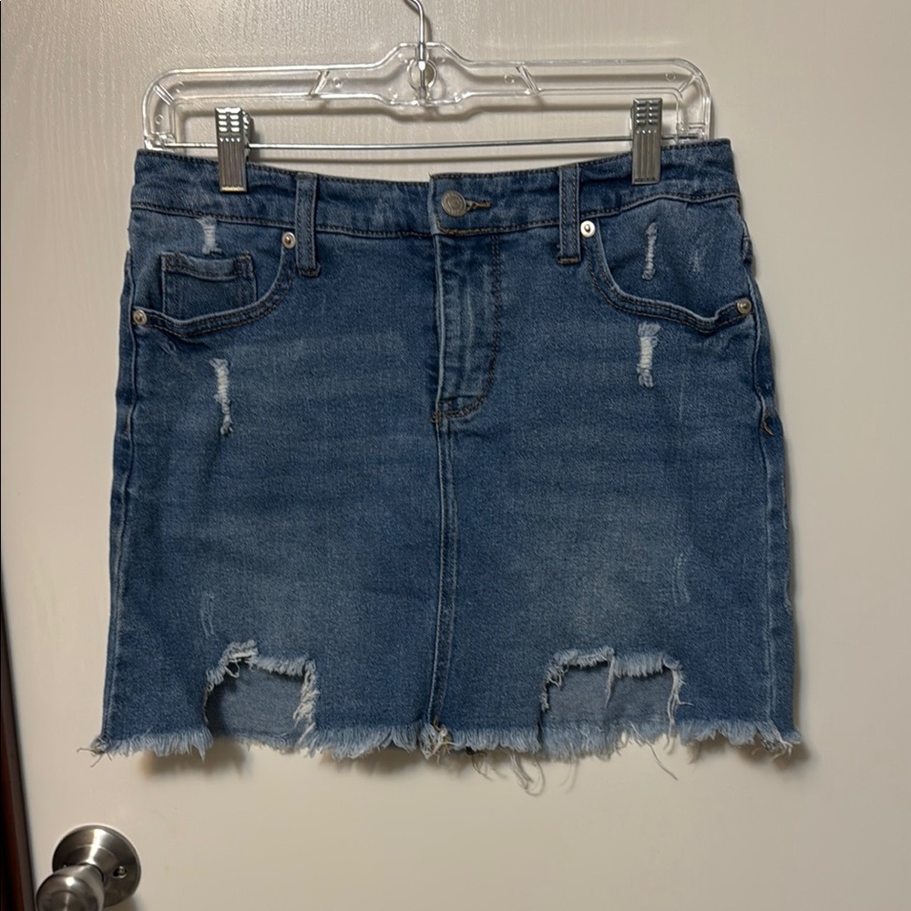 Wild Fable Denim Distressed Skirt Size 6